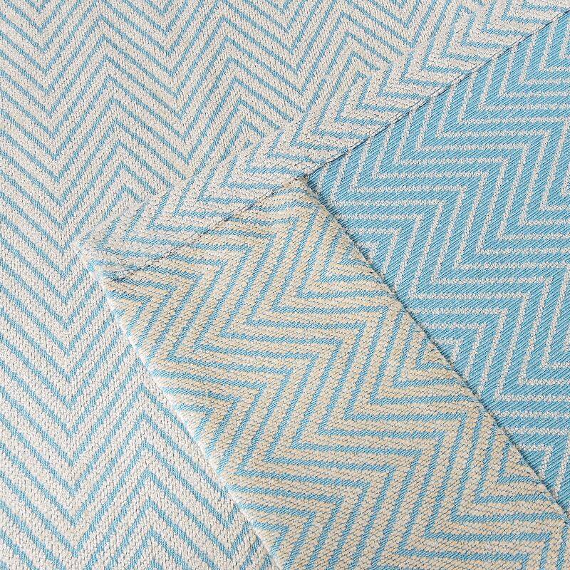 Polyester Chenille Jacquard Grommet Wave Soft Handfeel Panel Curtain Drape Tinge