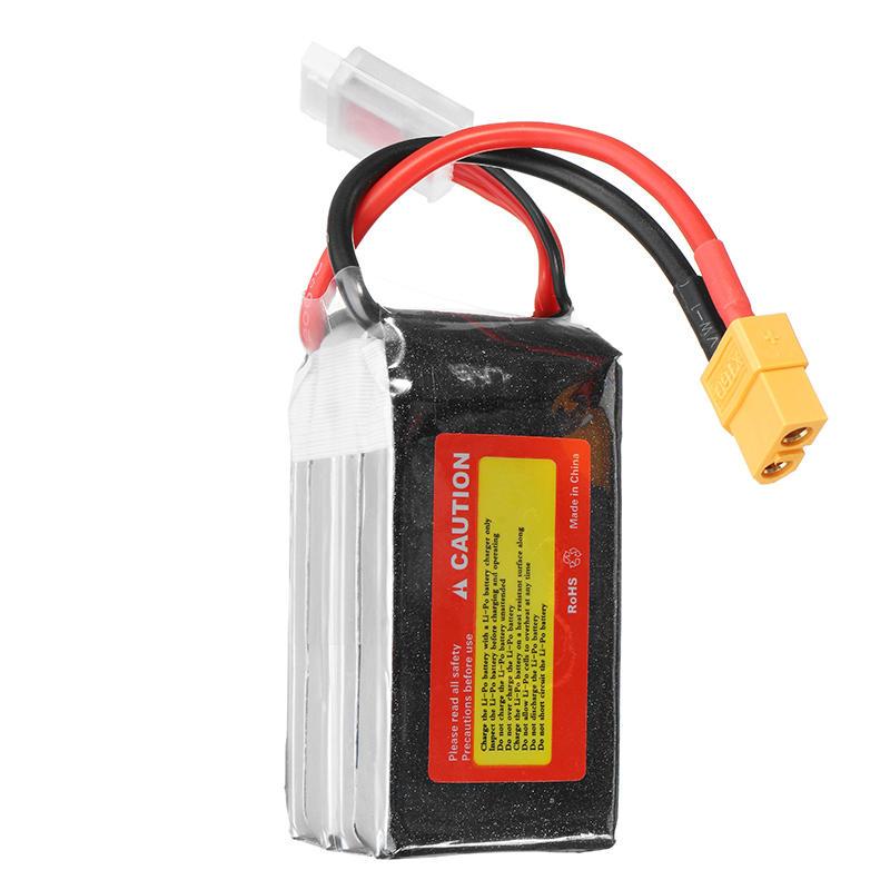 2 PCS ZOP Power 14.8V 1800mAh 65C 4S Lipo Battery XT60 Plug For RC FPV Racing Drone