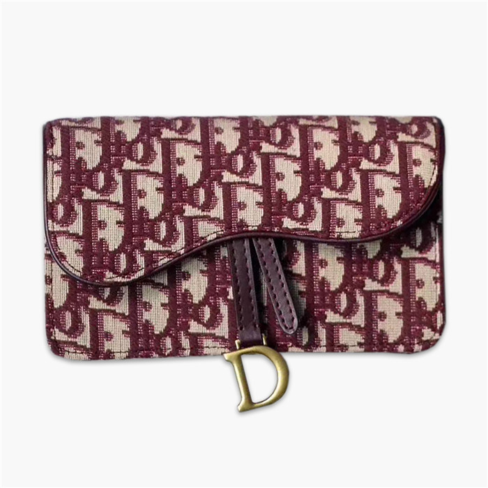 【原版皮】迪奥/Dior 马鞍腰包，选用Oblique提花帆布搭配同色系牛皮皮革裁制而成，搭配腰带，设计感十足，好用又时髦就属它