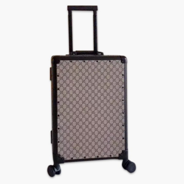 古驰/Gucci 旅行箱，釆用先进聚碳纤维工艺，高档大气的LOGO，独特设计理念，趣味横生，时尚潮流，复古风格与完美工艺，二者结合