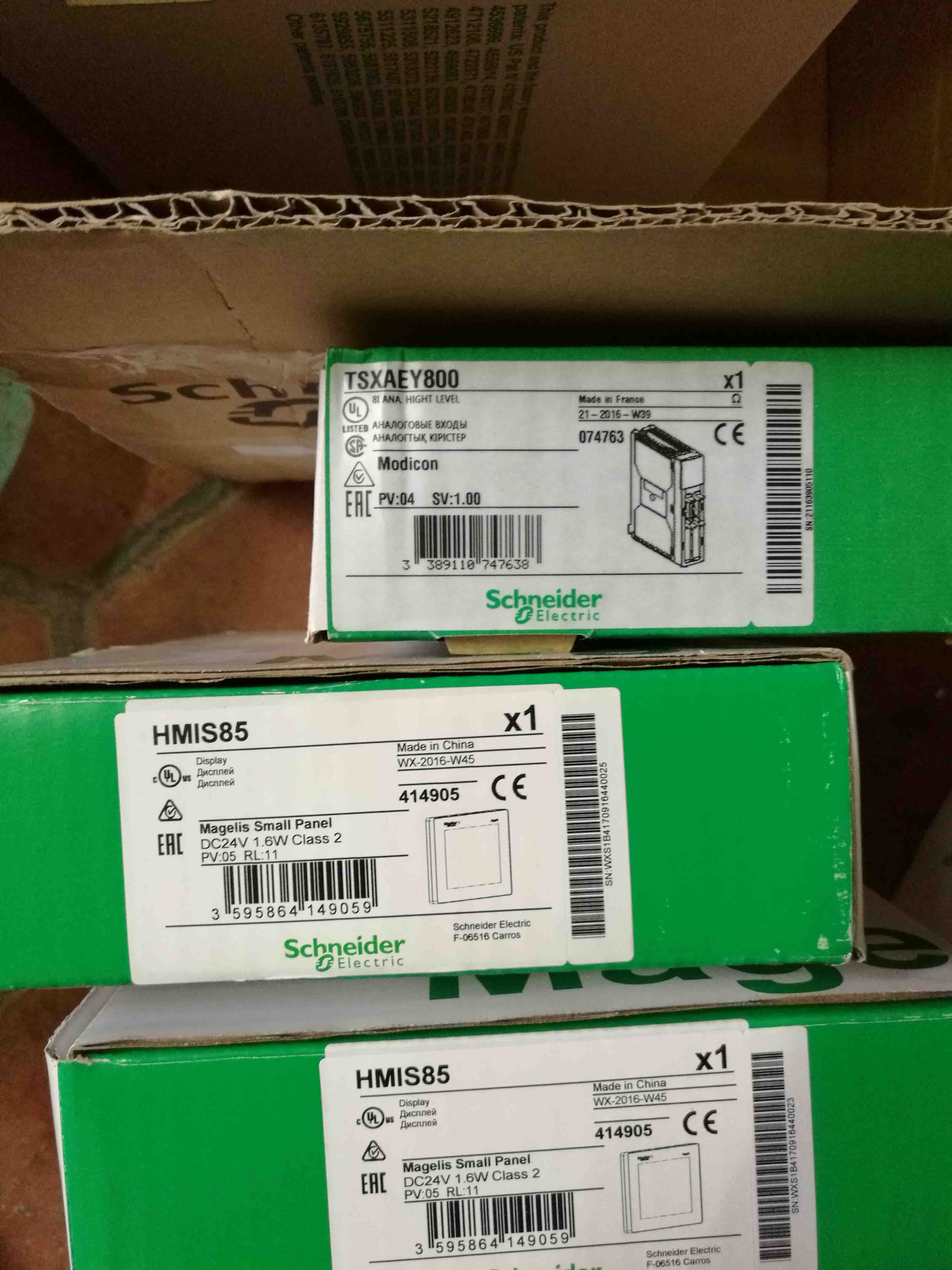 HMIS85 Schneider 5in7 small touchscreen display Original Factory Sealed New