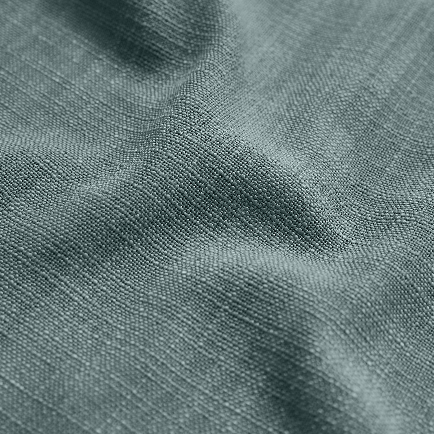 Antique Bronze Grommet Fuax Linen Window Curtain with Blackout Lined LIZ