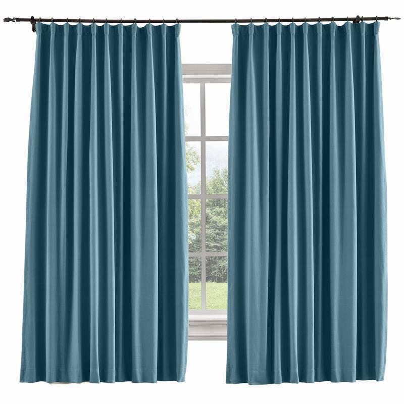 CAPRI Cotton Linen Polyester Curtain Drapery Custom