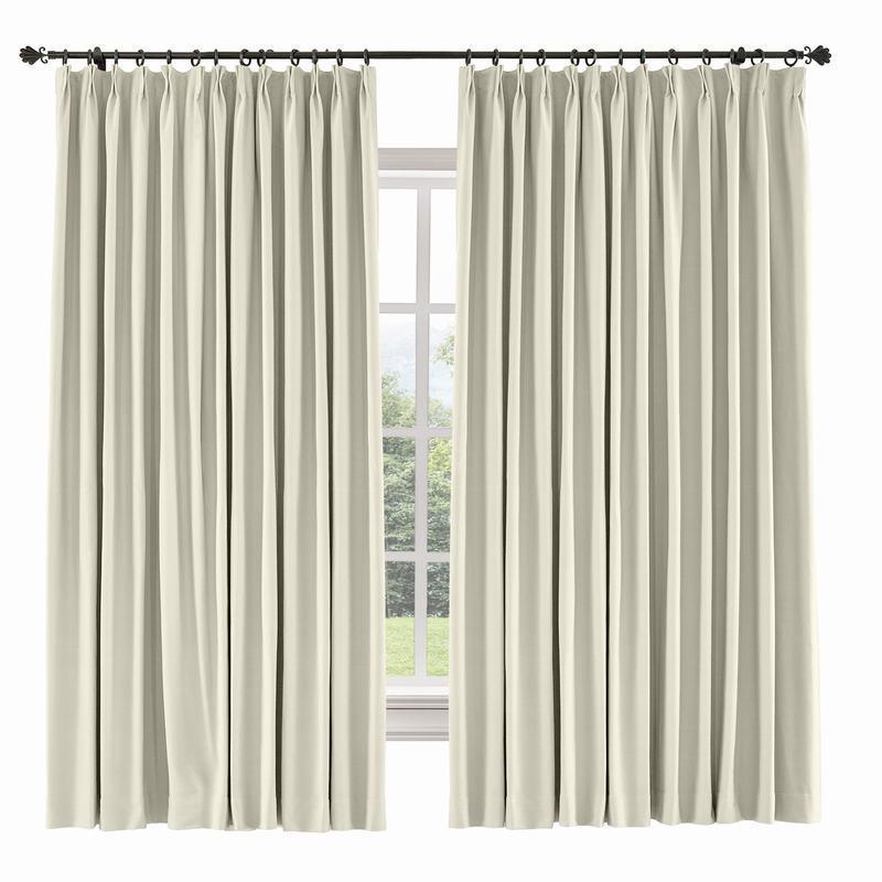 CAPRI Cotton Linen Polyester Curtain Drapery Custom