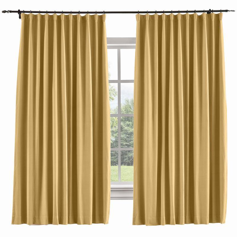 CAPRI Cotton Linen Polyester Curtain Drapery Custom