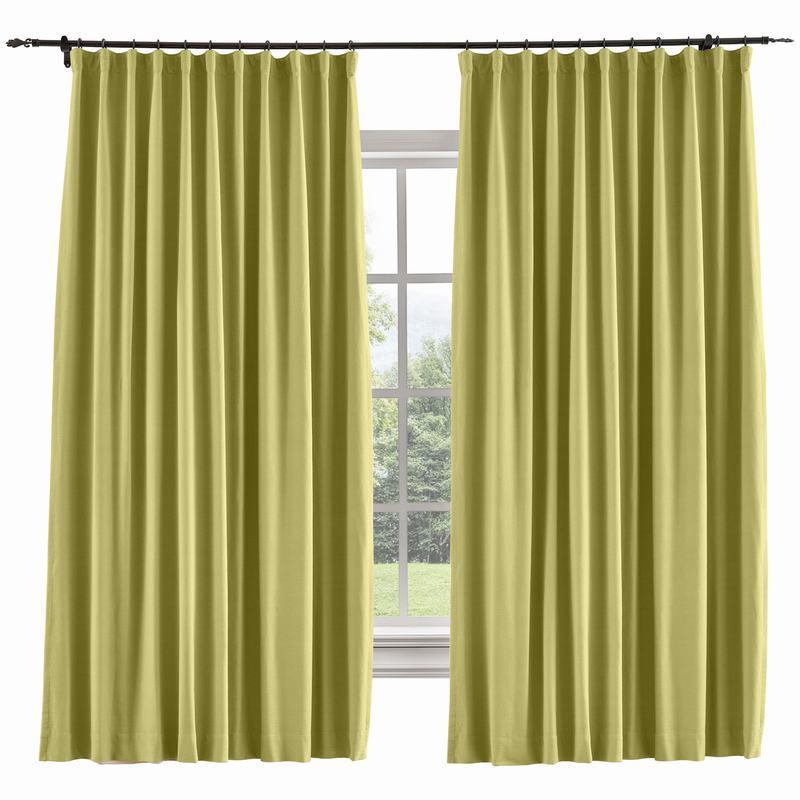 CAPRI Cotton Linen Polyester Curtain Drapery Custom