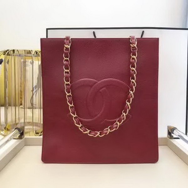 【原版皮】香奈儿/Chanel 大Logo全皮购物包，实用型设计理念，进口小牛皮，大容量，日常上班A4文件妥妥的，大小正好款式也不挑服装 ，休闲，裙装都可轻松驾驭，款号： AS1945