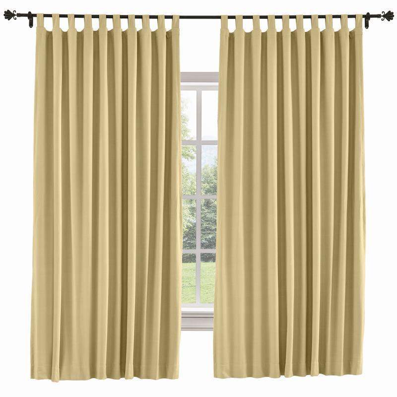 CAPRI Cotton Linen Polyester Curtain Drapery Custom