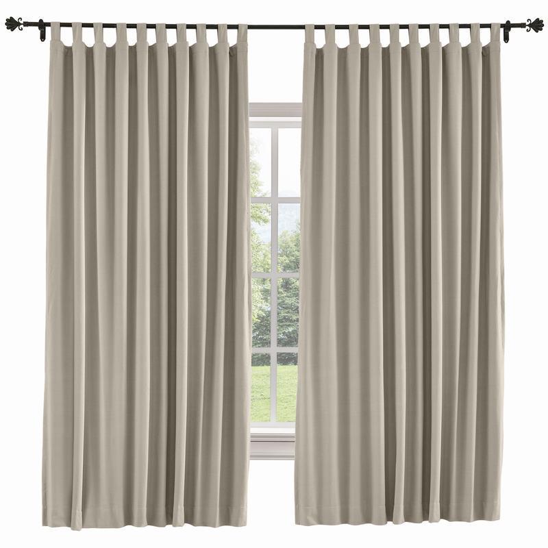 CAPRI Cotton Linen Polyester Curtain Drapery Custom