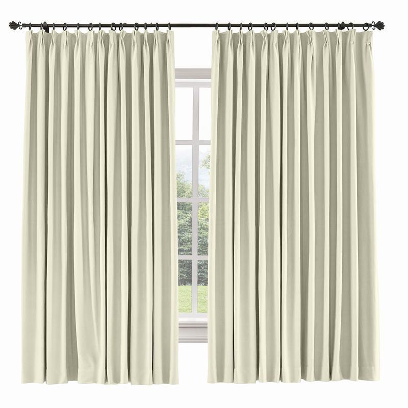 CAPRI Cotton Linen Polyester Curtain Drapery Custom