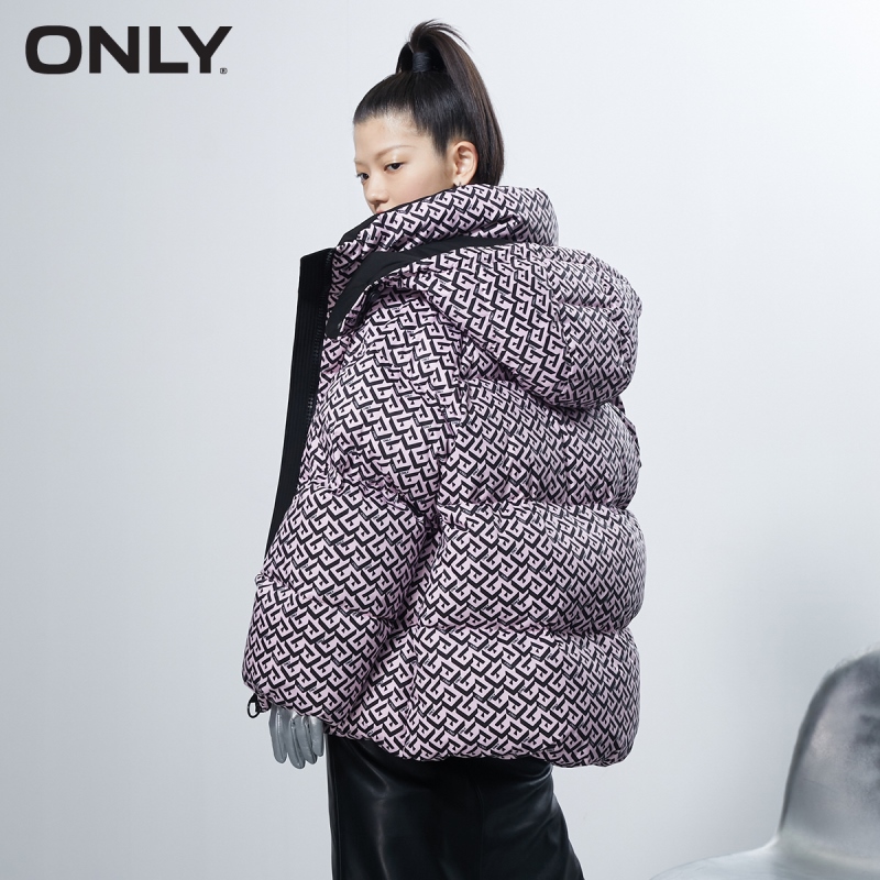目目 ten ONLY winter new full print loose short down jacket women | 121423066