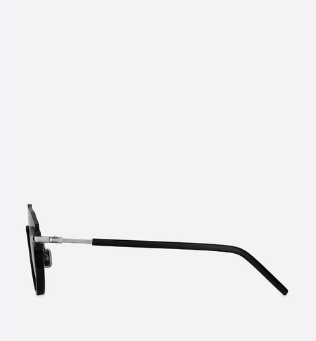 DiorFuturistic Black Pilot Sunglasses