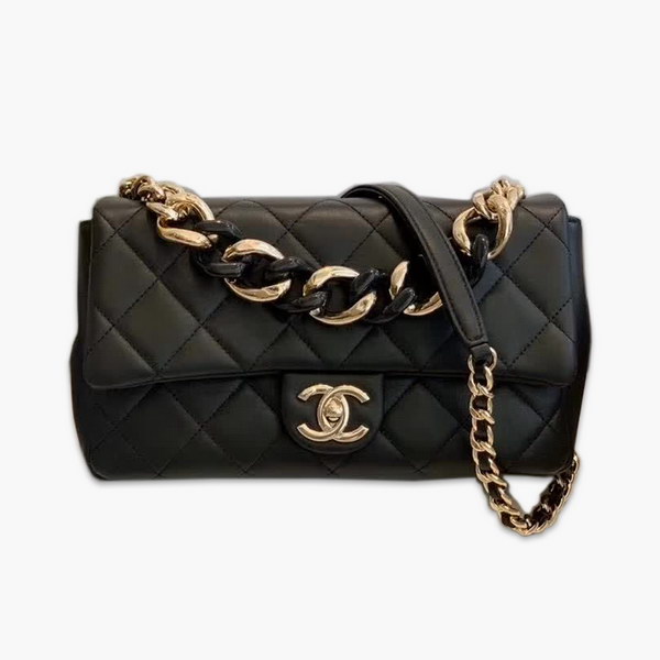 【原版皮】香奈儿/Chanel 亚克力手拎包，采用柔软细腻的进口小羊皮，经典菱格走线，单肩斜挎多用包，小香一直秉承简洁风格，低调奢华，也着实百搭，大号实用，小号俏皮：AS1354