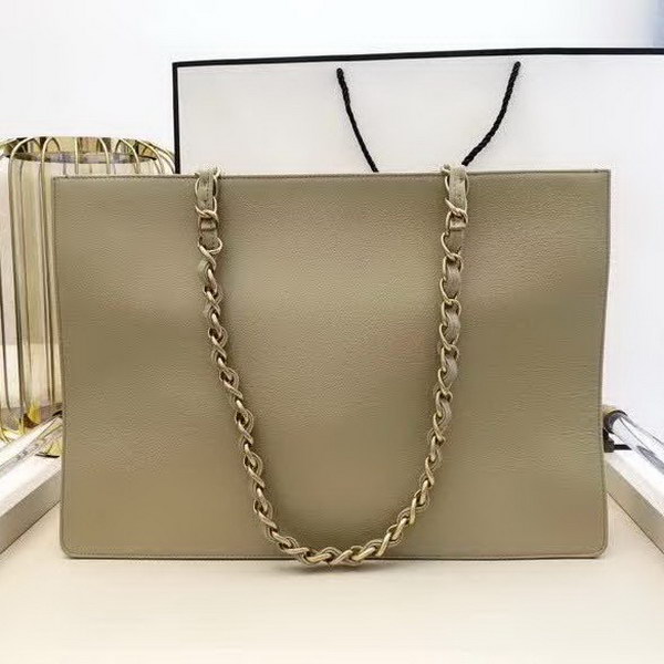 【原版皮】香奈儿/Chanel 大Logo全皮购物包，实用型设计理念，进口小牛皮，大容量，日常上班A4文件妥妥的，大小正好款式也不挑服装 ，休闲，裙装都可轻松驾驭，款号： AS1943