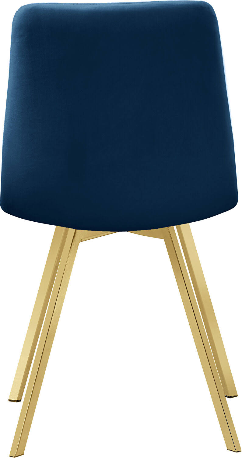 Meridian Furniture Annie Navy Velvet Dining Chair (Set of 2)