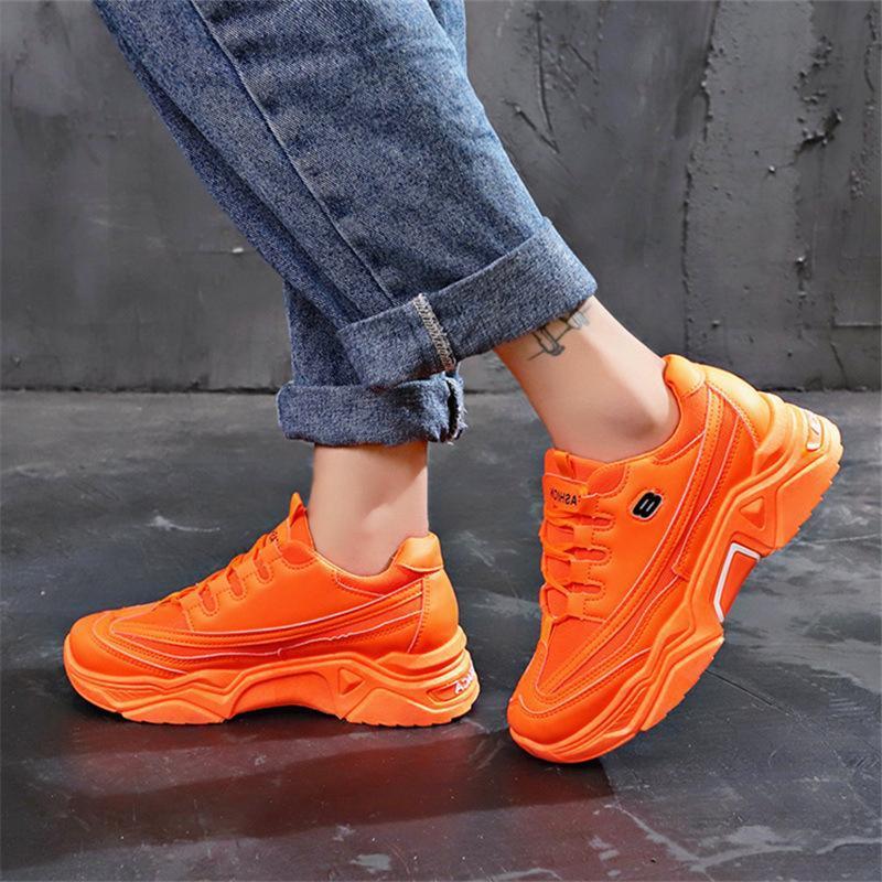 复制Women's Fashion Breathable Mesh Platform Sneakers