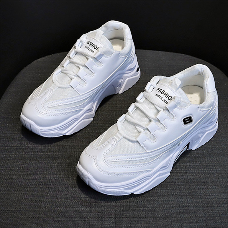 复制Women's Fashion Breathable Mesh Platform Sneakers