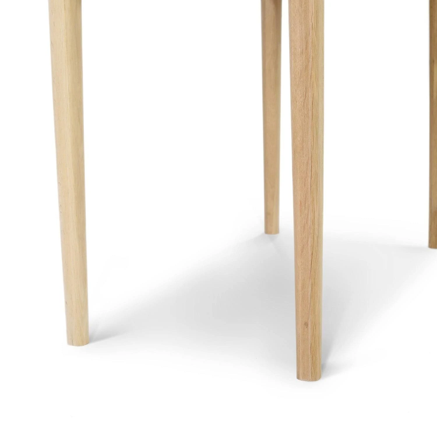 Meno 36x22 Rectangular Italian Carrara White Marble Console Table with Legs - Black