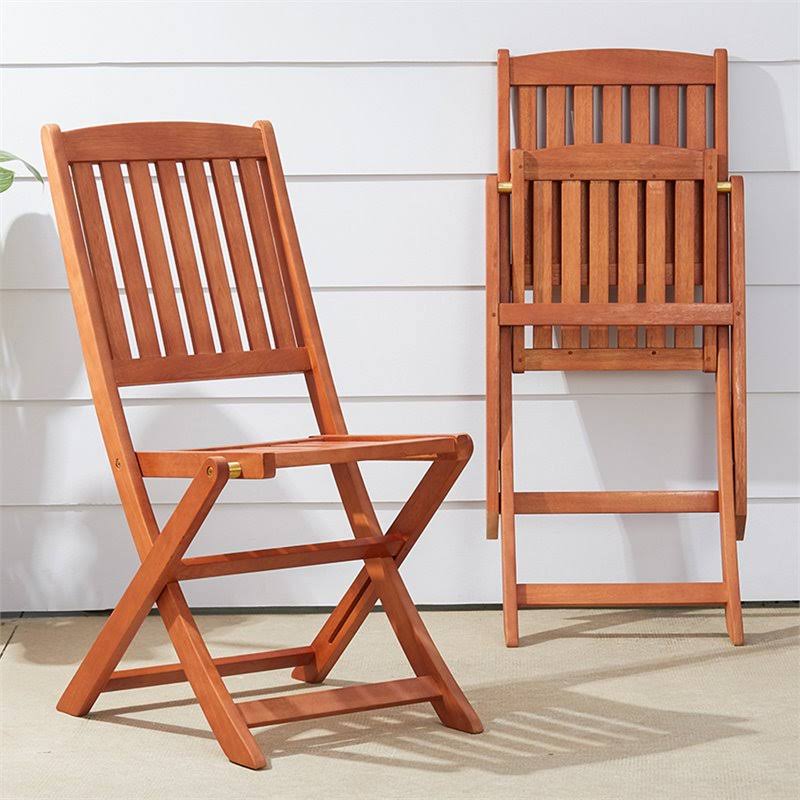 Vifah V04 Folding Bistro Patio Dining Chair - 2 pack
