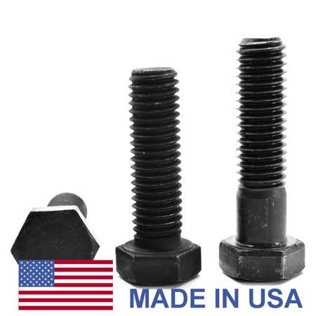 1/4 inch-20 x 3 3/4 inch (PT) Coarse Thread Grade 5 Hex Cap Screw (Bolt) - USA Medium Carbon Steel Black Oxide Pk 250, Men's