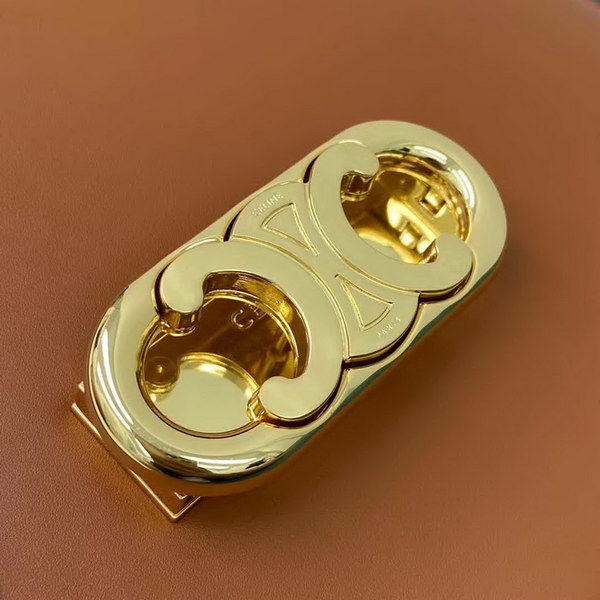 【原版皮】赛琳/Celine Maillon肩背包，简约无多余的修饰，高级的质感，Logo五金镂空设计增添包的独特，一见倾心，外牛皮，内衬羊皮，款号：191343