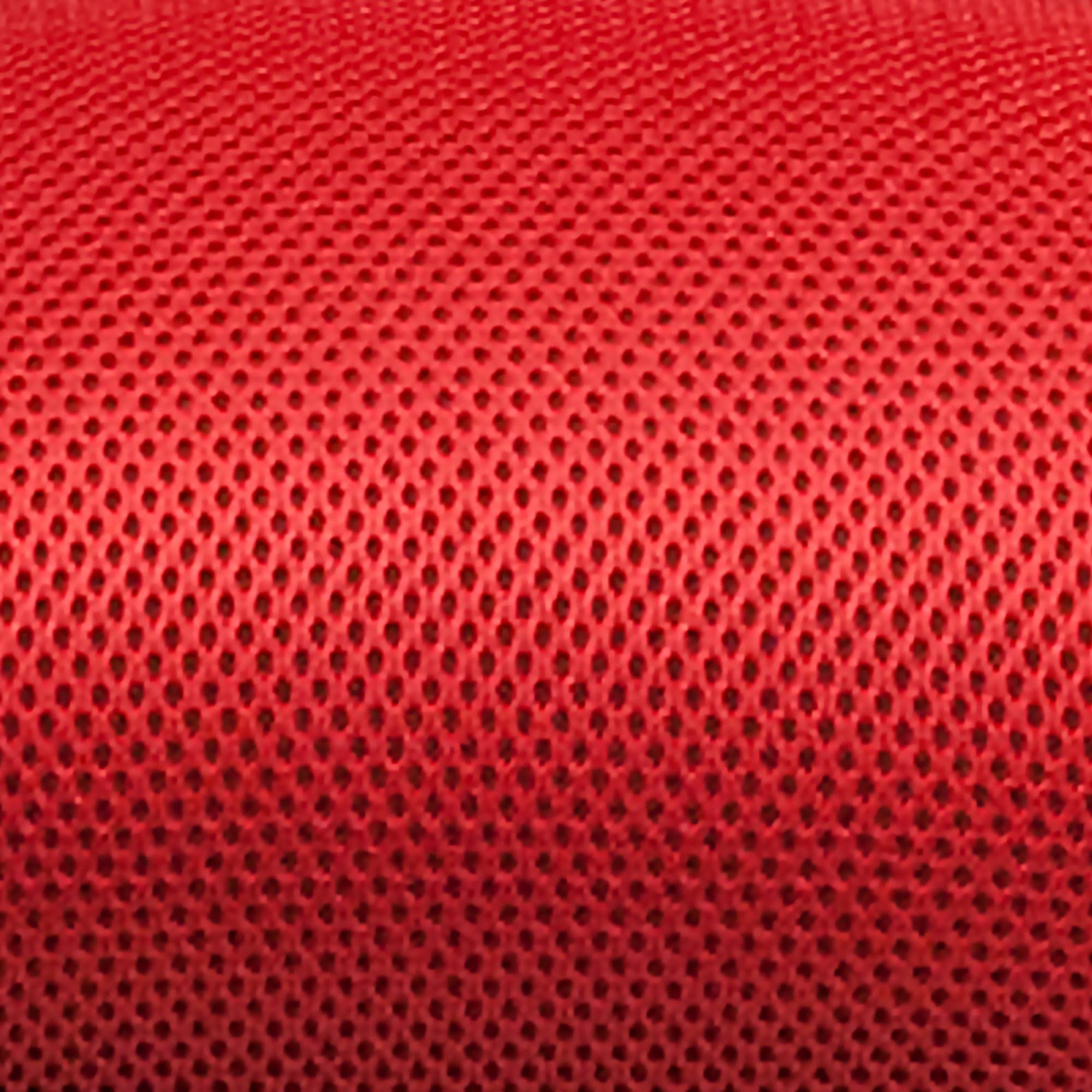 3.5' Red and Black Contemporary Swivel Ergonomic Office Chair with Adjustable Arms