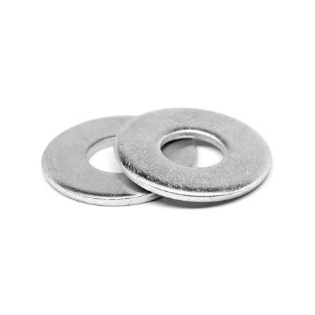 Asmc Industrial 1/4 inch x 11/16 inch x 0.039 Commercial Flat Washer Stainless Steel 18-8 Pk 3000