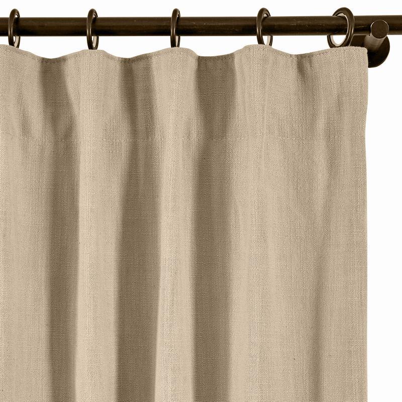 LIZ Polyester Linen Curtain Drapery Custom
