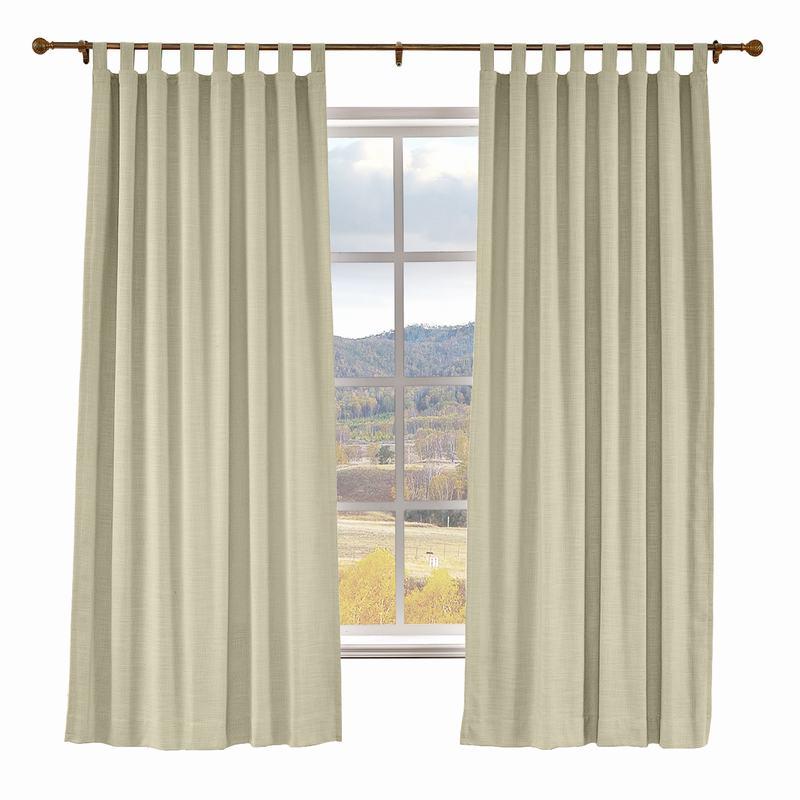 LIZ Polyester Linen Curtain Drapery Custom