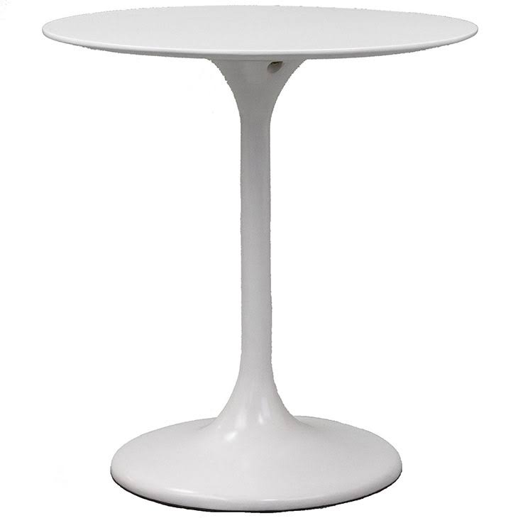 Modway Lippa 28x22 Fiberglass Dining Table White