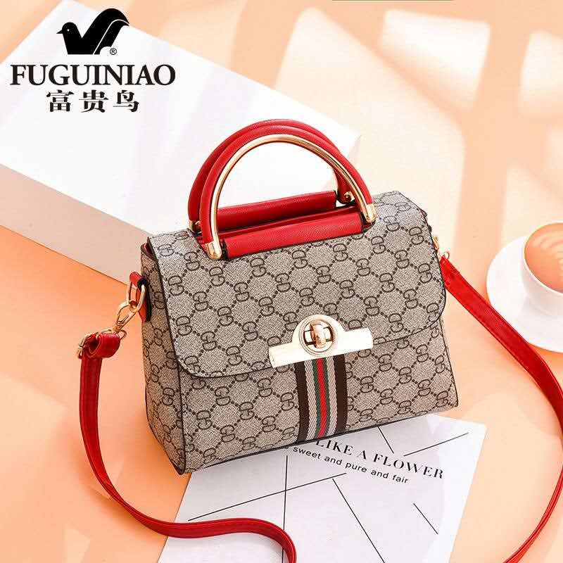 2020新しいリッチバードプリントハンドバッグシンプル100タワーズショルダーメッセンジャーバッグ