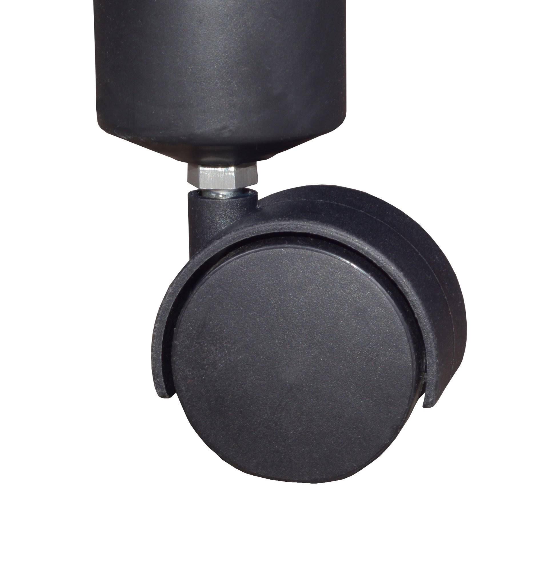 Regency Kee 66x22 x 30x22 Height Adjustable Mobile Classroom Table - Mahogany 2 Andy 18-in Stack Chairs- Black