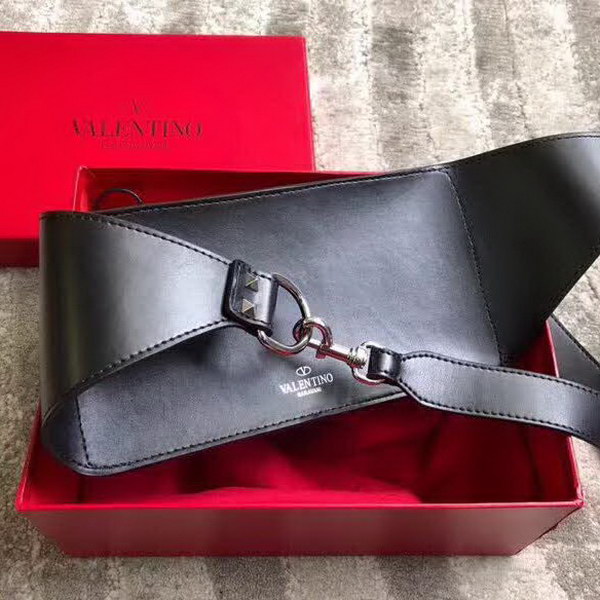 【原版皮】华伦天奴/Valentino 腰包，采用进口南非皮精心裁制而成，涂鸦大logo，简易设计，容量大，男生女生都可以用哦，款号：0056