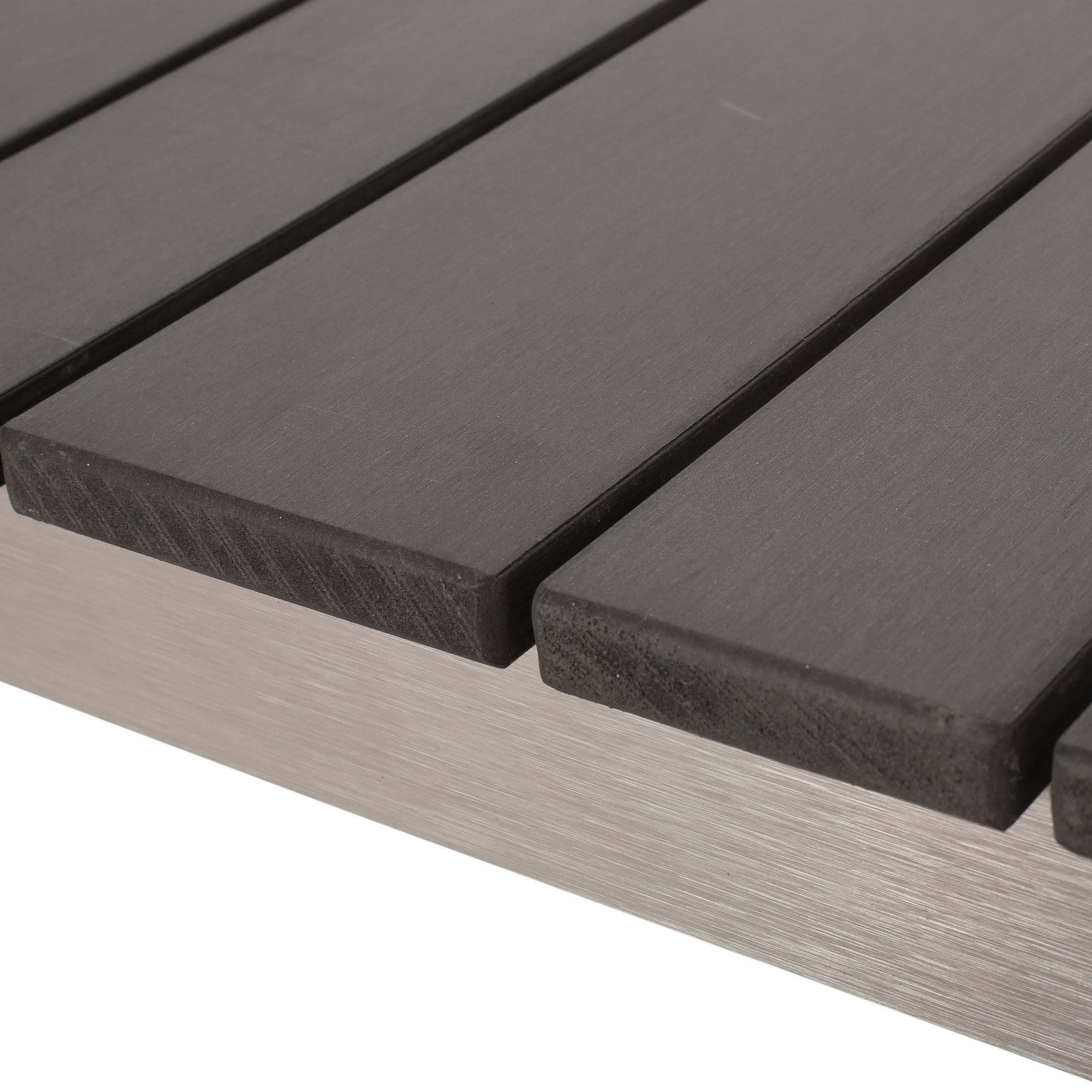 Christopher Knight Home 313718 Dining Bench, Silver + Gray