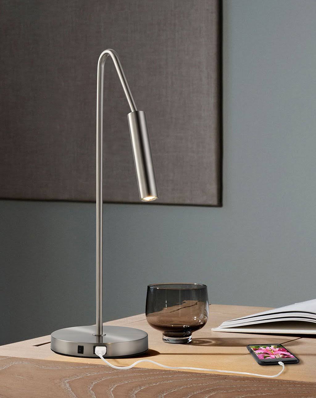 Nova Spotlight Table Lamp in Matte Black