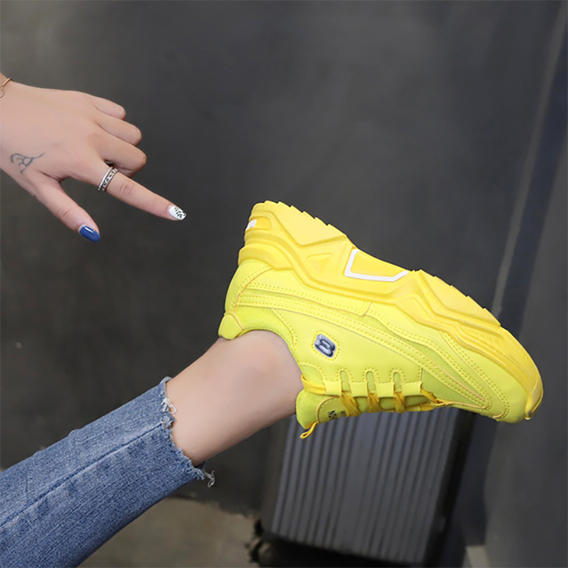 复制Women's Fashion Breathable Mesh Platform Sneakers