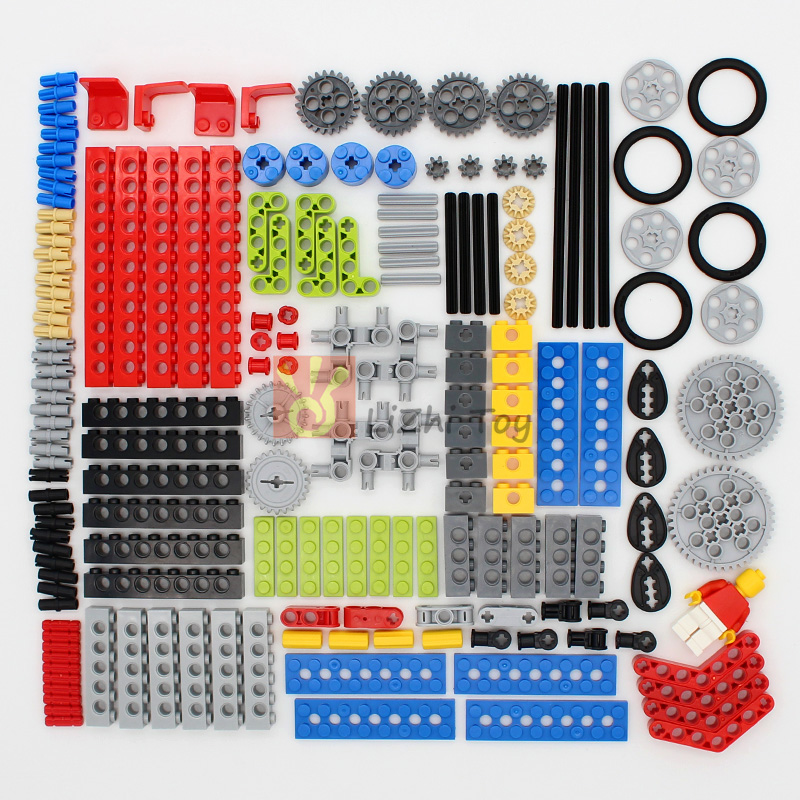 MOC Technical Compatible with Building Blocks Bricks Pin Liftarm Studless Beam Axle Connector Panel Gear Car Mindstorms Toys