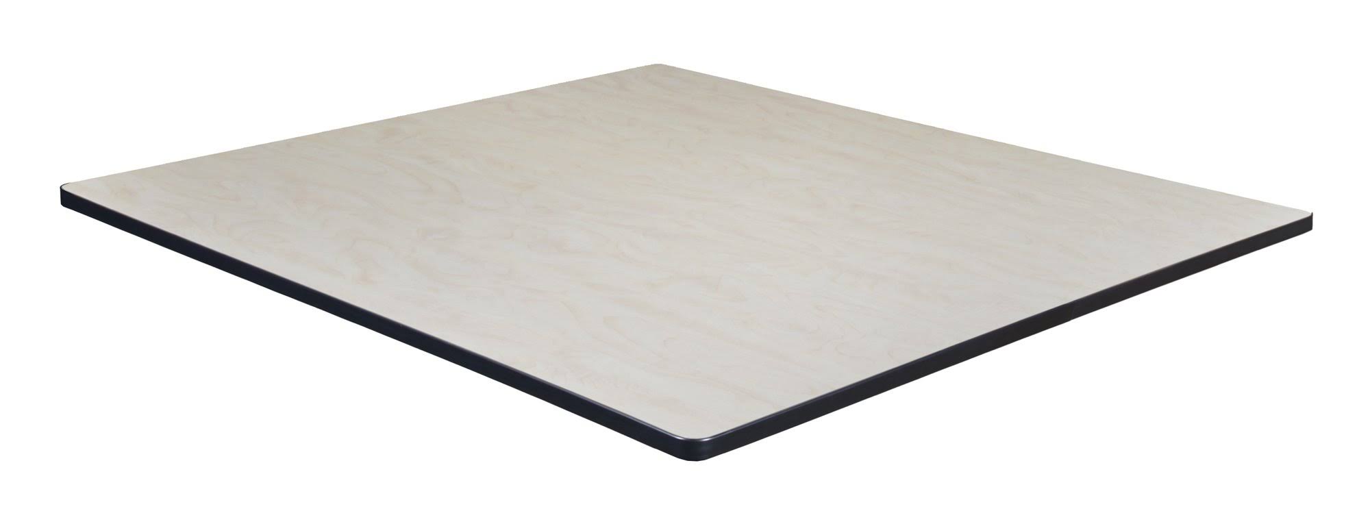 Regency 48x22 Square Laminate Table Top- Mahogany/ Mocha Walnut