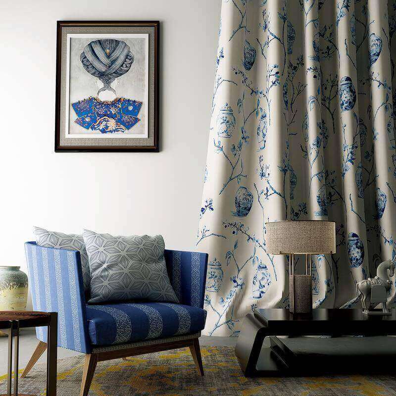 Pinch Pleated Blackout Lining Retro Plum Drape BQ66261