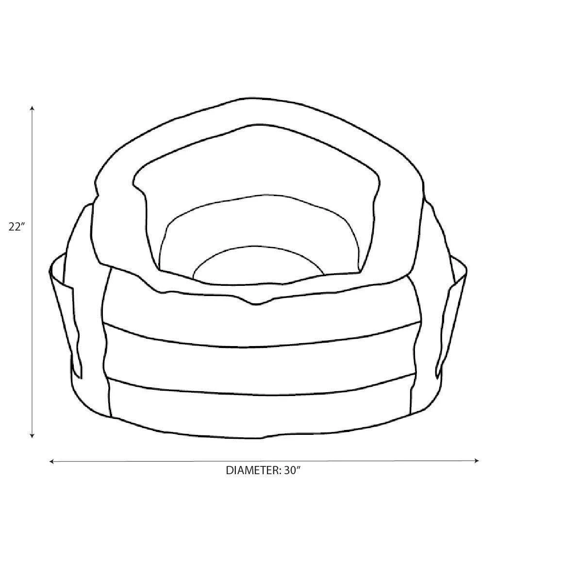 Settle in Bean Bag Chair Purple - Pillowfort