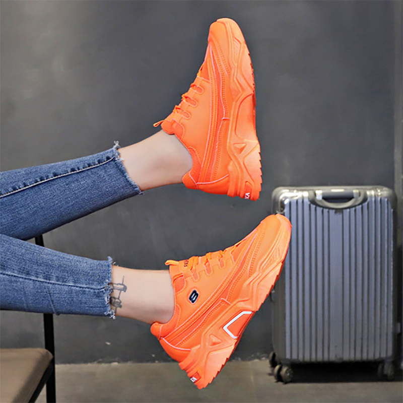 复制Women's Fashion Breathable Mesh Platform Sneakers