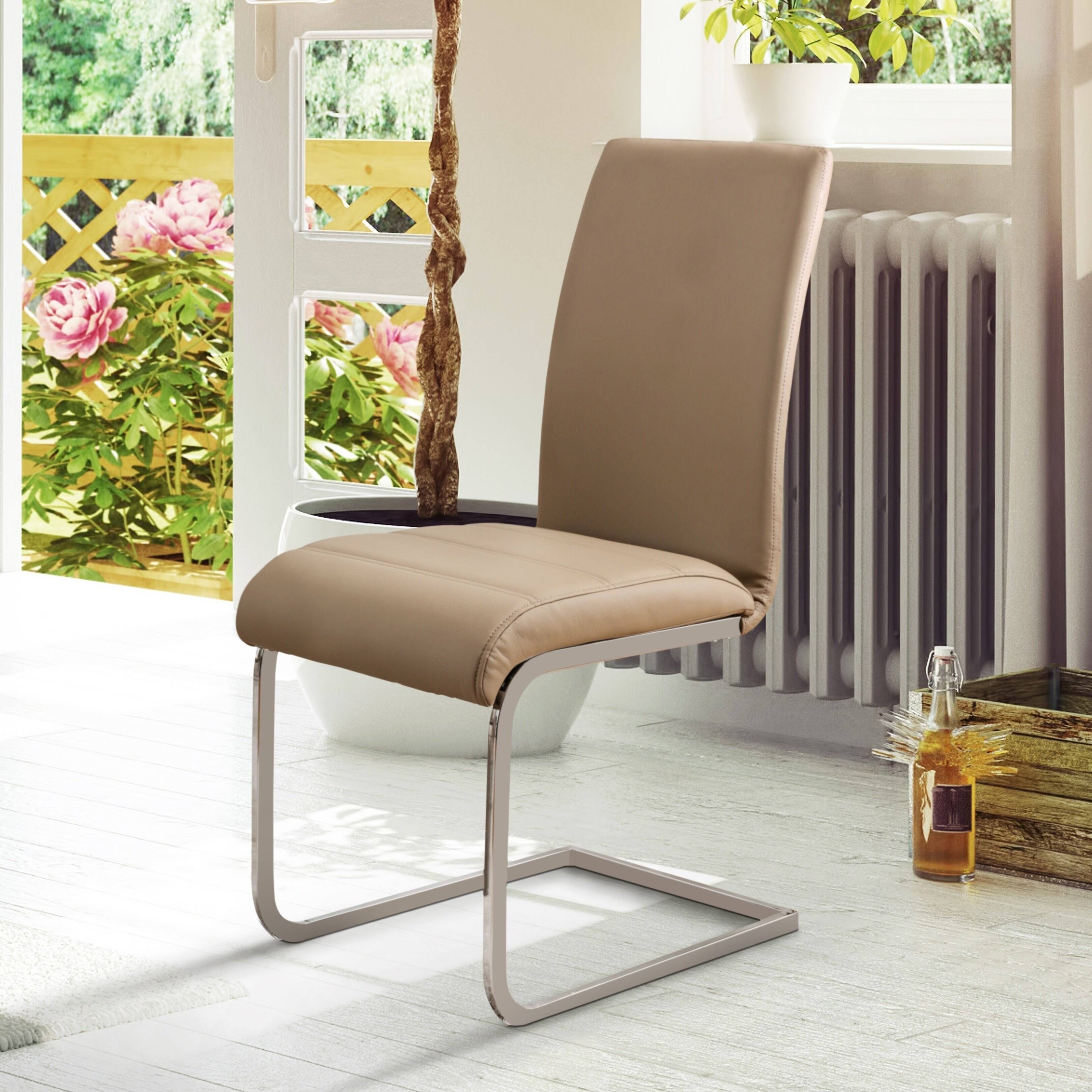 Furniture of America Vill Contemporary Side Chairs (Set of 2) Black