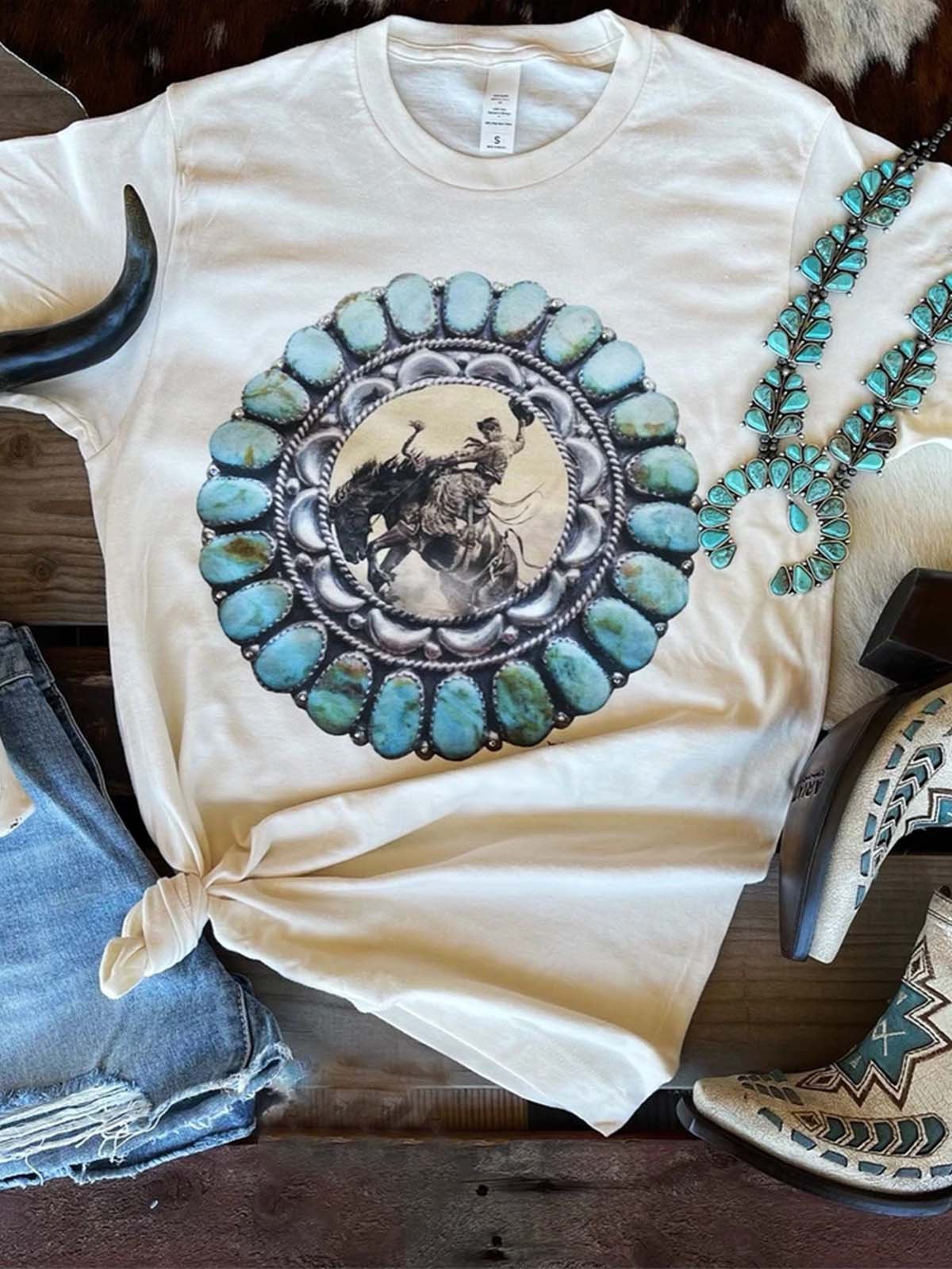 Crew Neck Short Sleeve Shirts & Tops