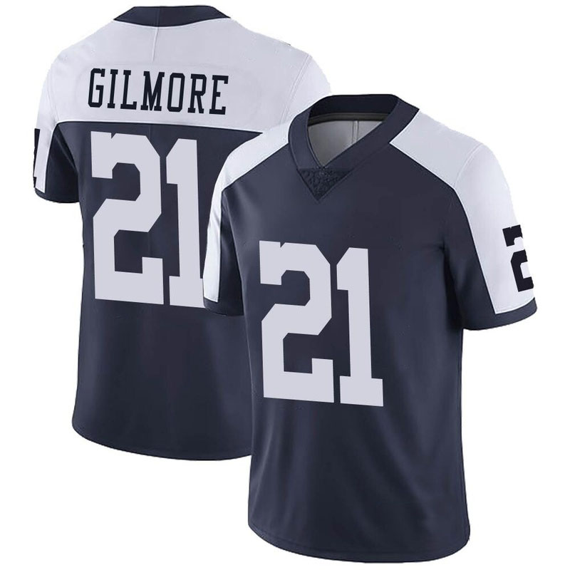 测试 删除D.Cowboys #21 Stephon Gilmore Alternate Game Jersey Stitched American Football Jerseys