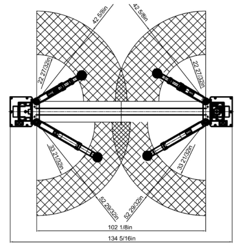 Triumph NT9FP 9,000 lb Two Post Auto Lift Floor Plate Car Hoist Truck Jack Garage