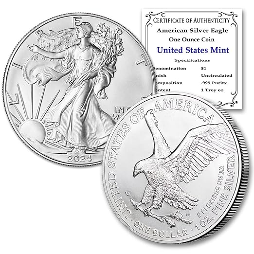 💥$1.99 Today Only 🪙 American Eagle 2024 One Ounce Silver Proof Coin